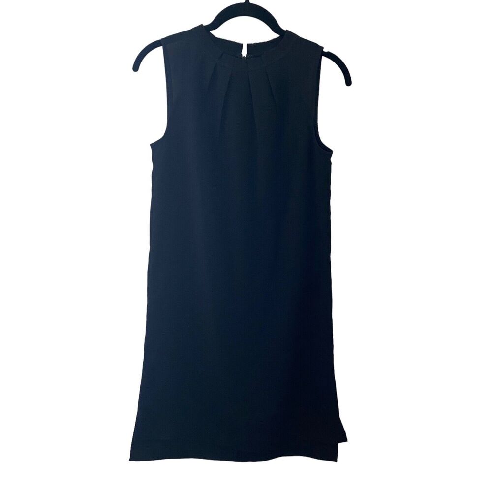 AllSaints Womens Size XS Jay Dress Sleeveless Black Step Hem Short Mini Shift